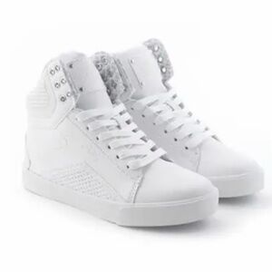 Pastry White High-Top Sneakers | Size 8 | Streetwear Athleisure